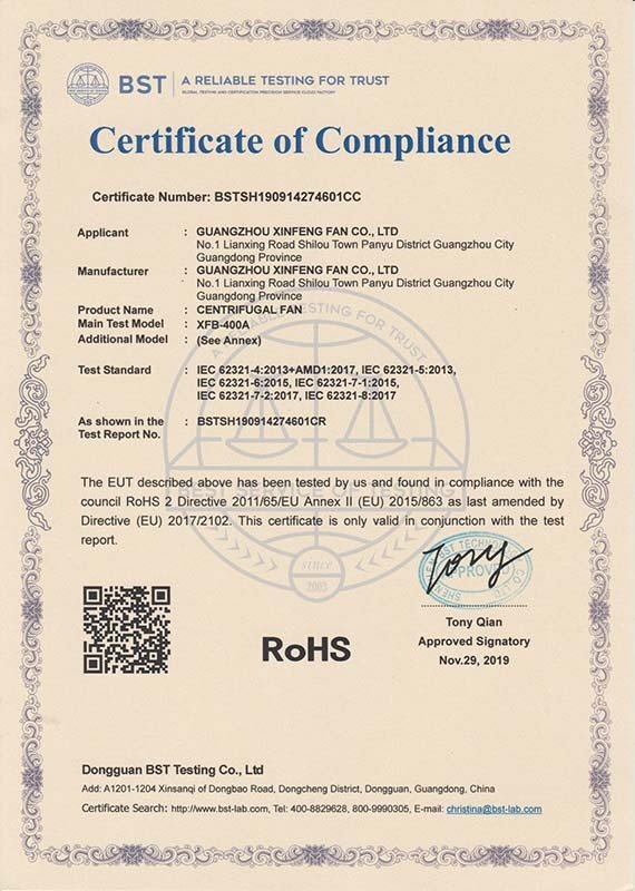 RoHS環(huán)保認(rèn)證